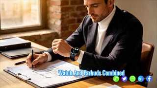 multi-functional smart watch integrates a wearable TWS earbuds design